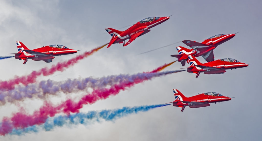 Melting runways and ‘technical issues’ ground the UK’s Red Arrows and Typhoon fighter jets
