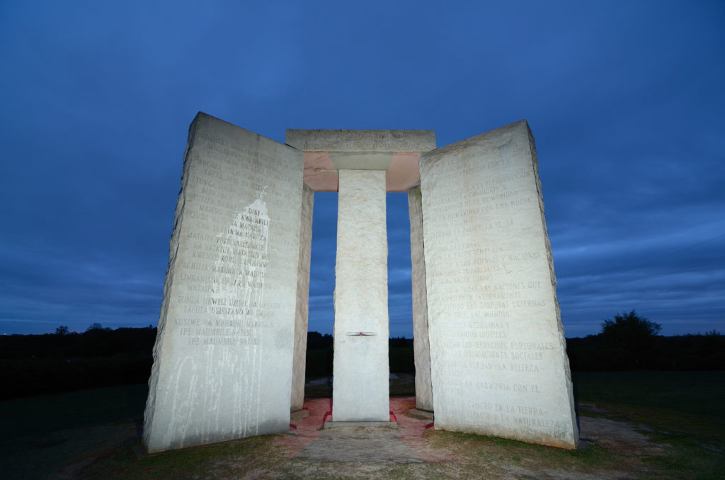 Police investigating explosion at Georgia Guidestones as rumble appears near monument