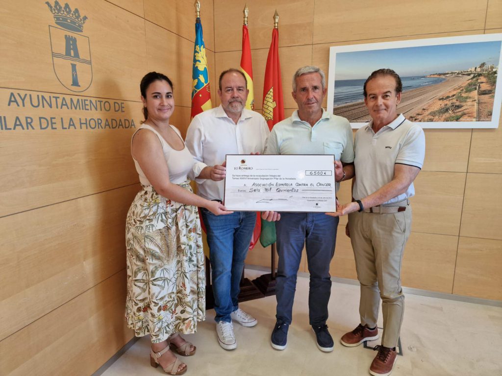 Charity golf tournament raises €6,500 in Pilar de la Horadada (Alicante)