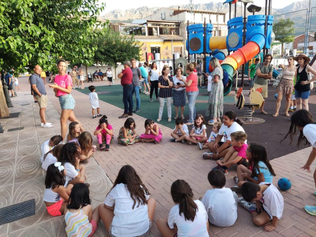 Almeria province children learn to play the games their parents played