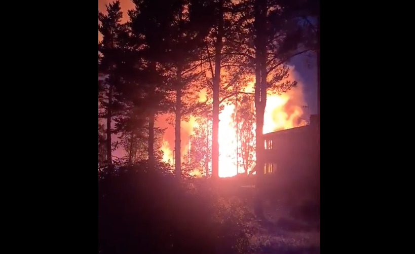 WATCH: Arrest made following huge fire at Mörsil People's House in Åre (Sweden)
