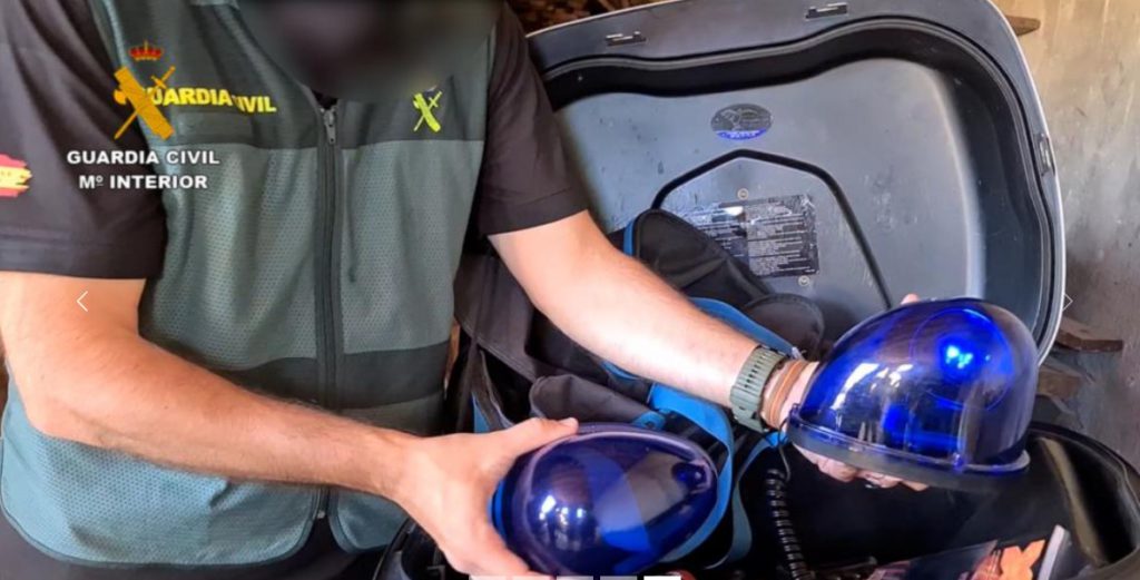 Spain's Guardia Civil dismantles criminal organisation that transported marijuana in water flasks
