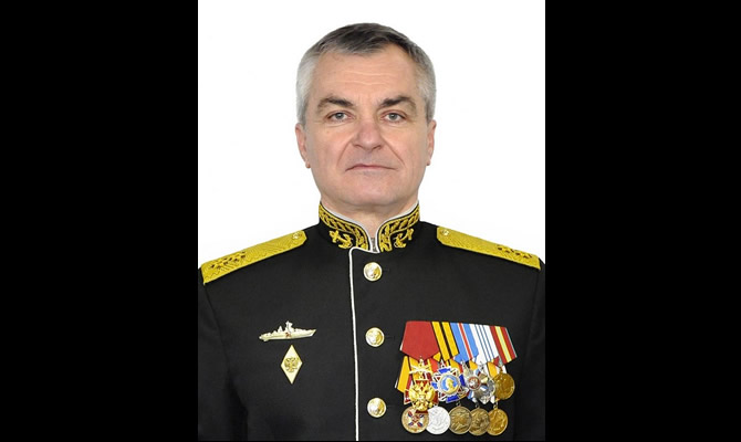 Vladimir Putin relieves Admiral Igor Osipov as Commander of the Black Sea Fleet