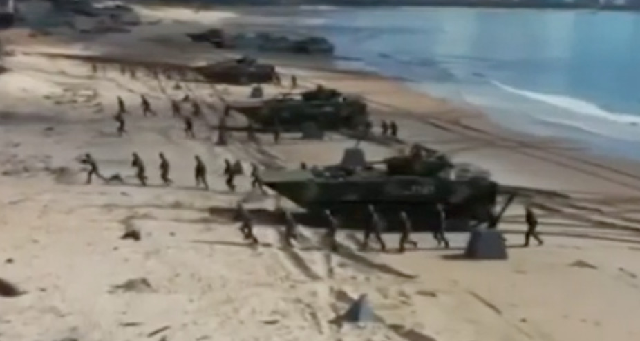 WATCH: China conducts 'maritime assault exercises' on beach off coast of Fujian