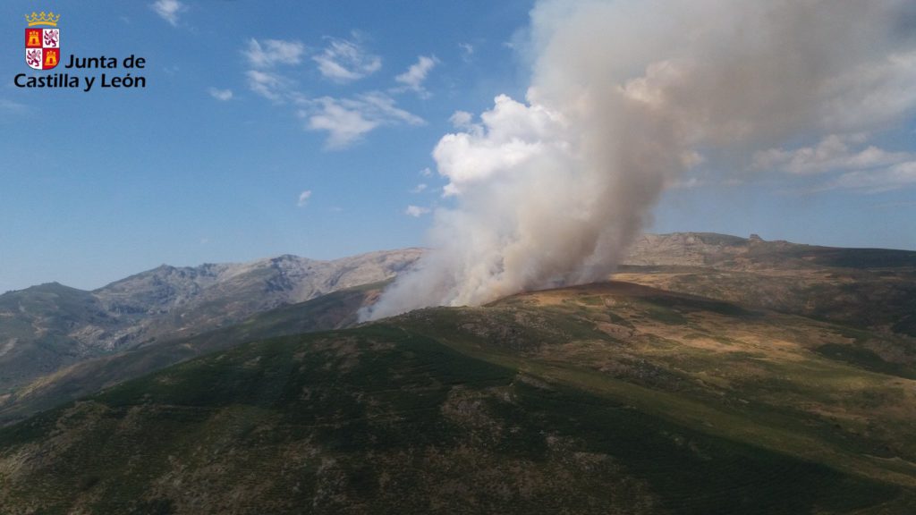 Huge fire breaks out in Spain’s Avila in Castilla y Leon