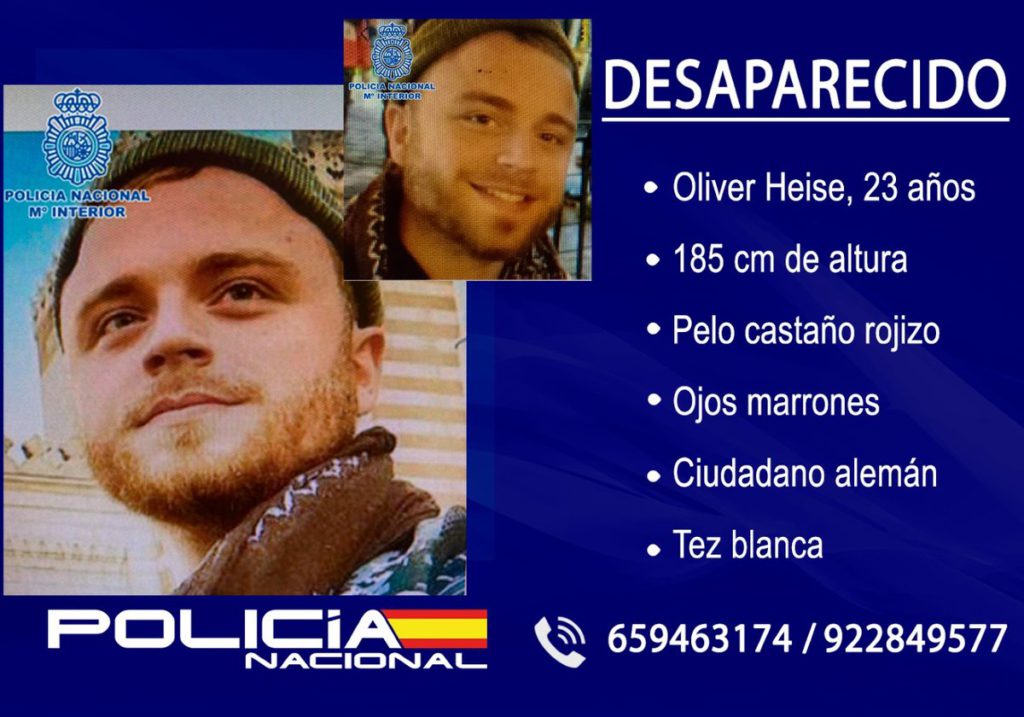 Police urge public to help find missing German national last seen in Tenerife, Spain