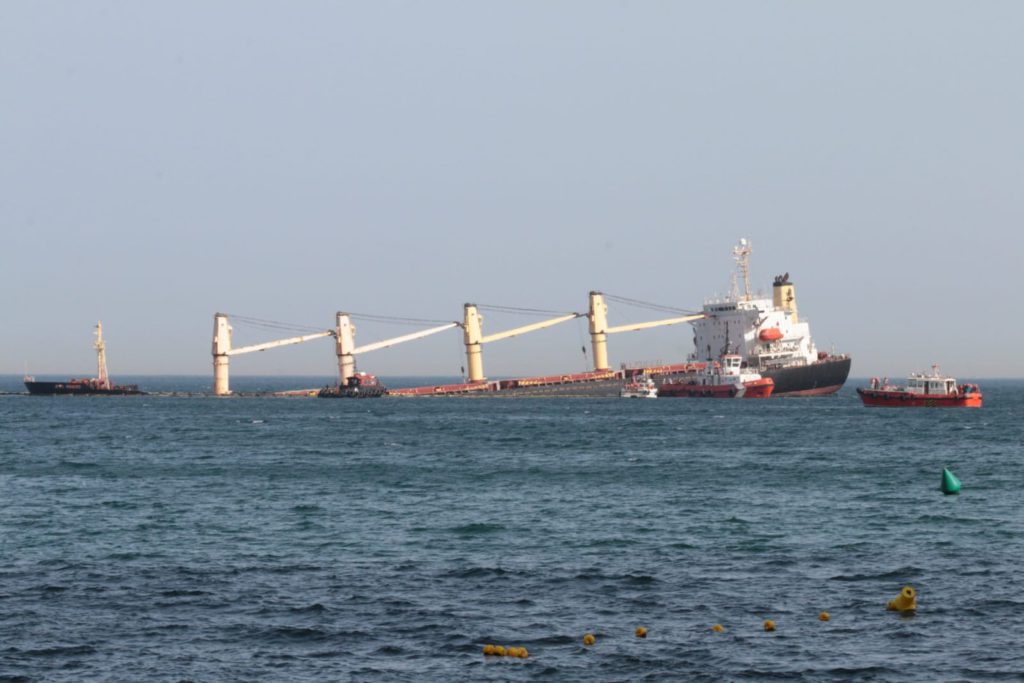Gibraltar declares major incident days after bulk carrier collision