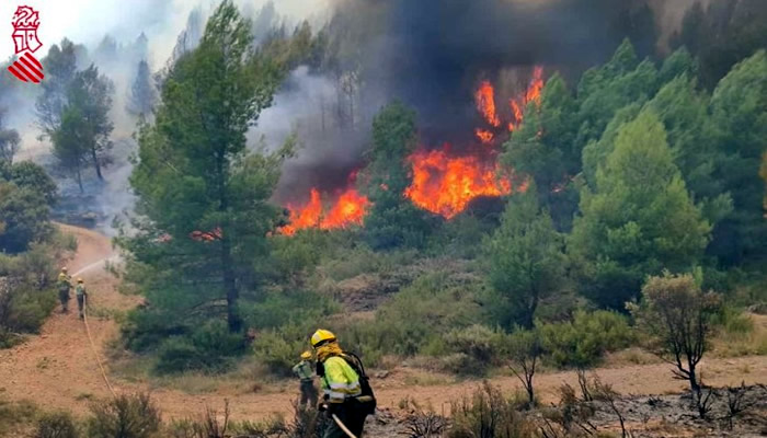 Relief in Valencian Community as Bejis forest fire finally declared stabilised