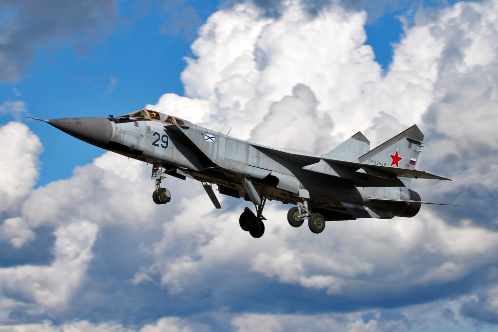 Russia dispatches MiG-31 jet to escort British reconnaissance aircraft for airspace violation