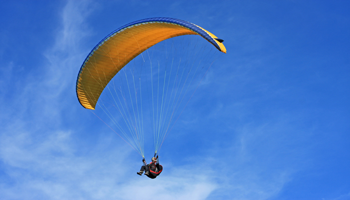 First documented case of a migrant entering Melilla from Morocco by paraglider