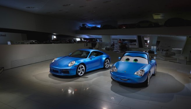 Porsche 911 'Sally Special' based on Pixar's 'Cars' movie character sells for record amount in Sotheby's