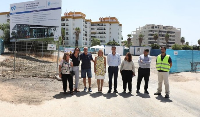 Construction of a multiple-use centre begins in Marbella's Nueva Andalucia municipality