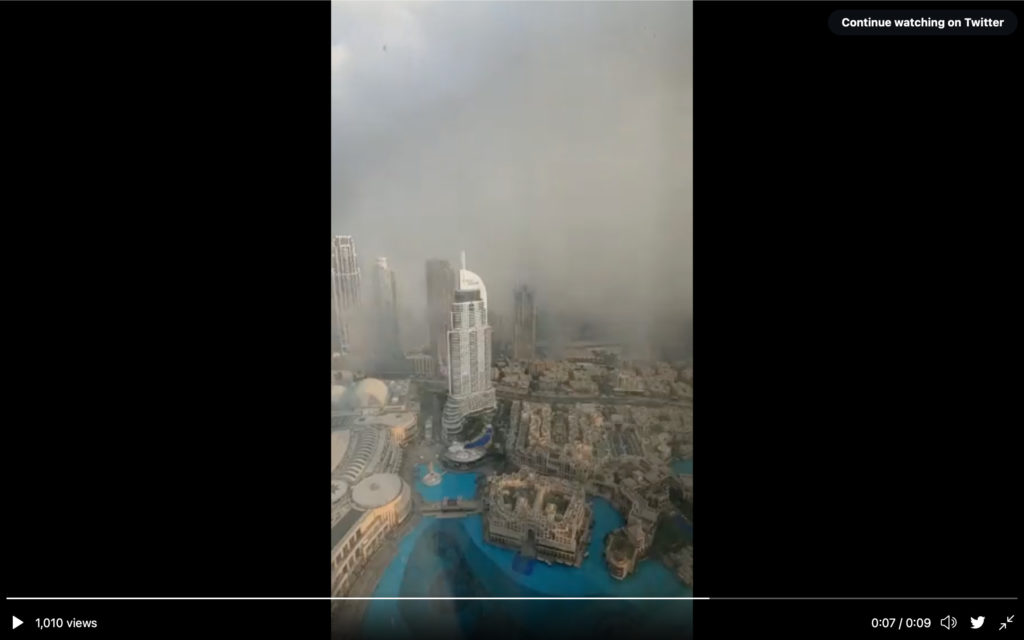 WATCH: Incredible footage of a powerful sandstorm hitting Dubai, UAE
