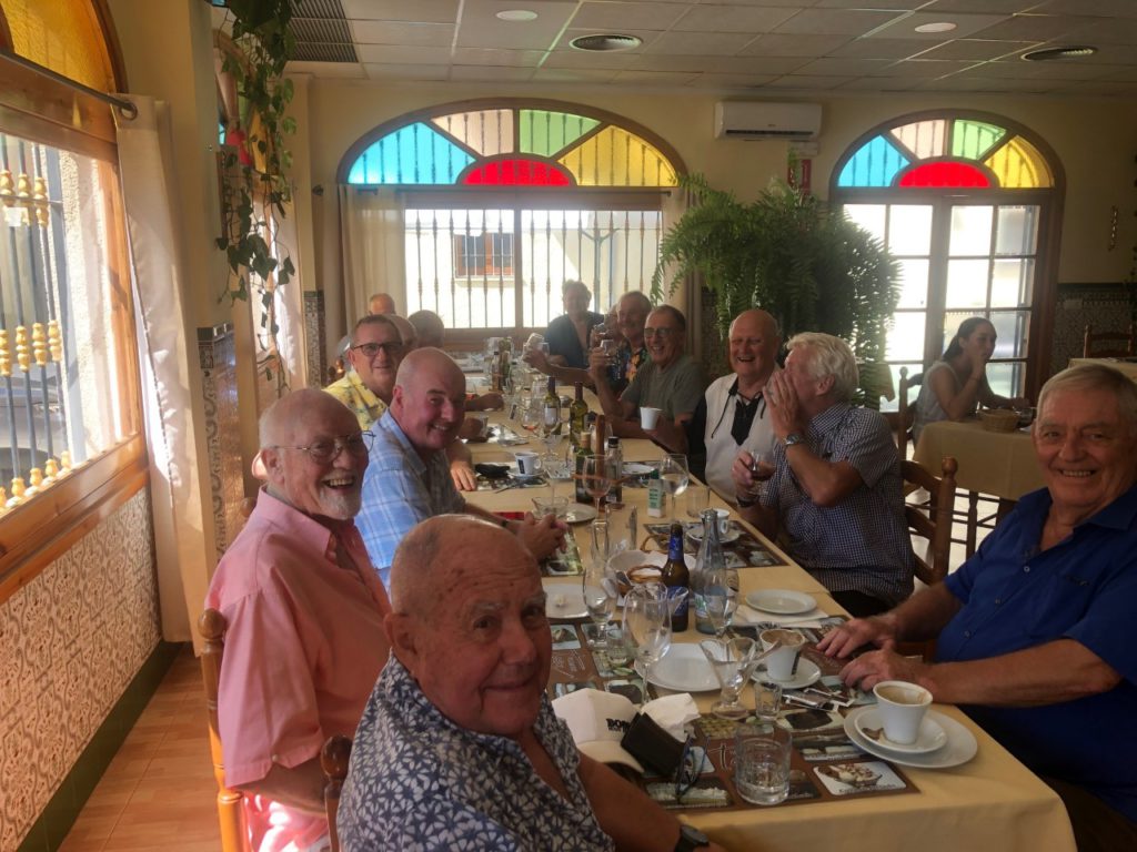 Costa Blanca's Calpe Mens' Dining Club - new members welcome