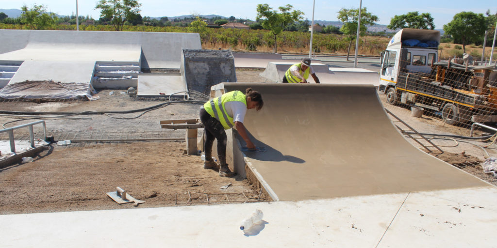 Work accelerates on the completion of works of new skate park