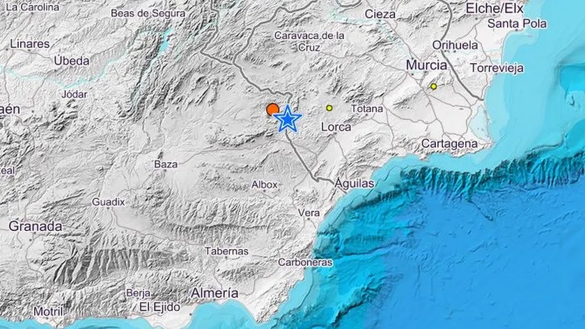 Stronger than usual earthquake felt in Velez-Rubio (Almeria) on September 15