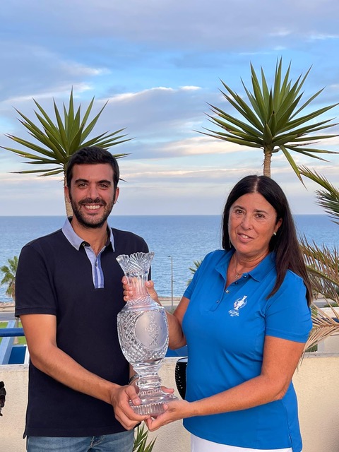 Prized Solheim Cup cut-glass trophy pays a visit to Mojacar (Almeria)