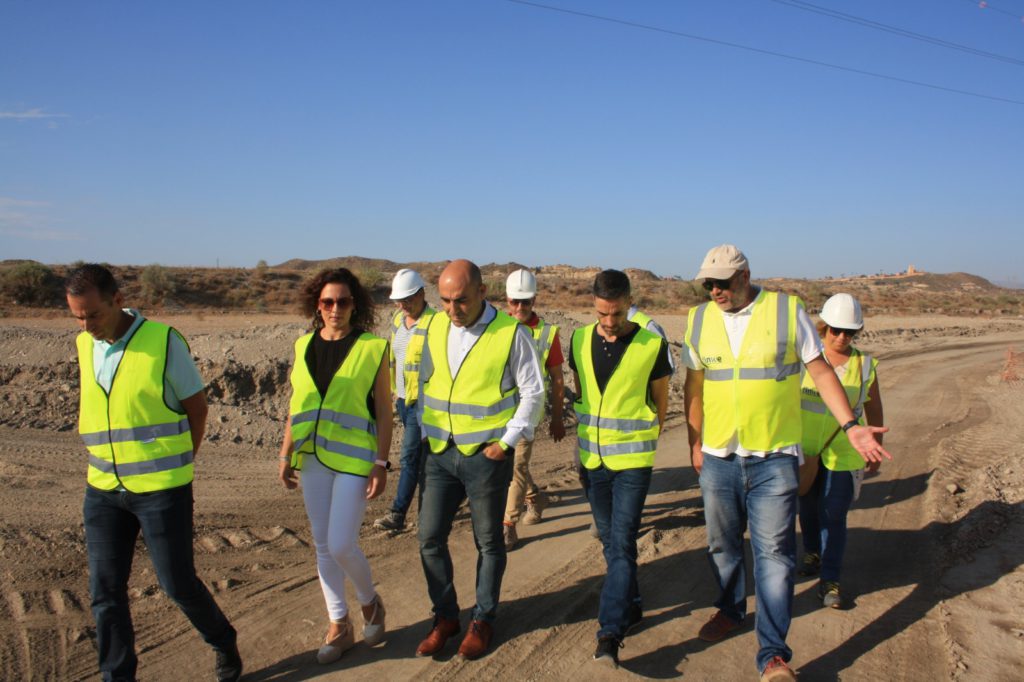 Work forges ahead on new wastewater treatment plant for Cuevas (Almeria)