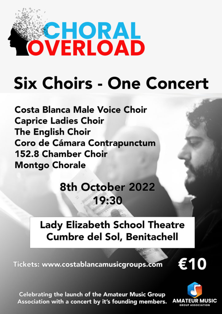 Six choirs in the same line up "Choral Overload"