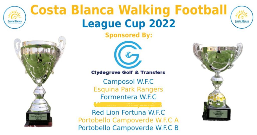 Costa Blanca walking football league season returns