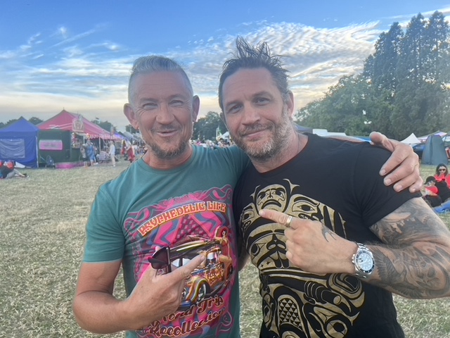 Hollywood star Tom Hardy spotted at UK nature-based festival with ties to Spain