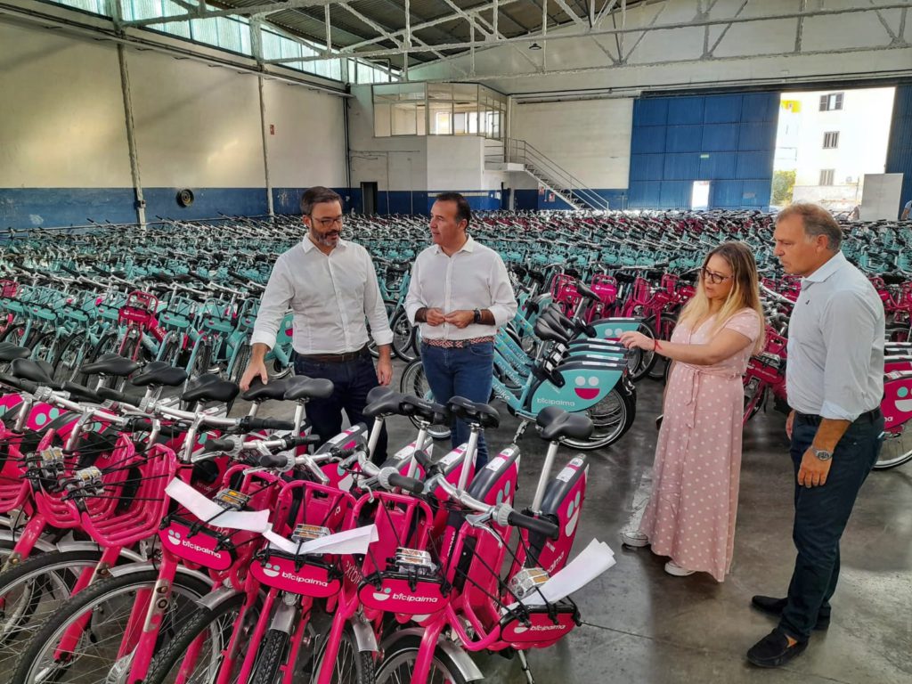 New BiciPalma bikes arrive and are ready and waiting for use in Palma