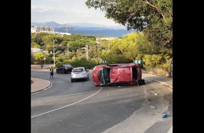 Multiple injuries reported following car crash on Gran Alacant's 'cardiac hill'