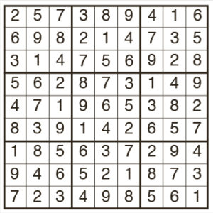Easy Sudoku 1942