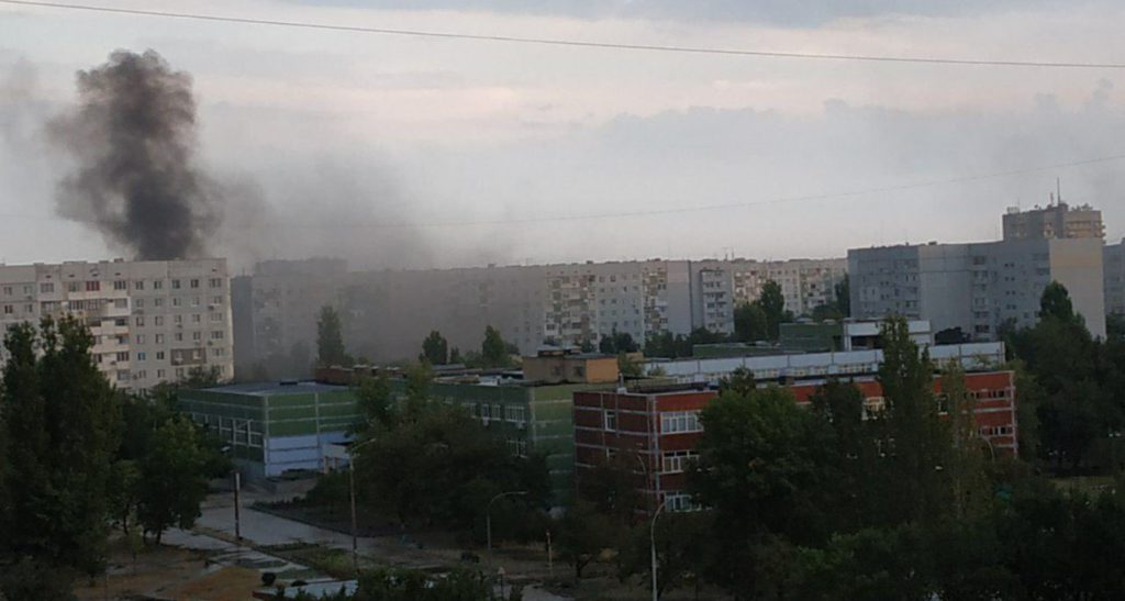 WATCH: Russia launches attack on Enerhodar and Zaporizhzhia Nuclear Power Plant offices