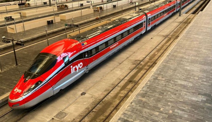 Spain's new high-speed train operator Iryo 50 per cent discount