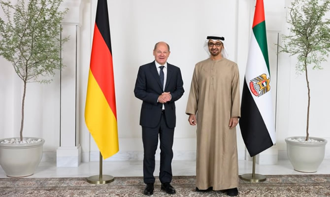 German Chancellor Olaf Scholz signs deal for UAE to supply LNG and diesel