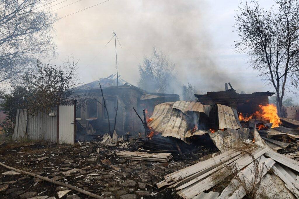 Bezruky, Kharkiv, Ukraine hit by heaviest Russian shelling since start of war