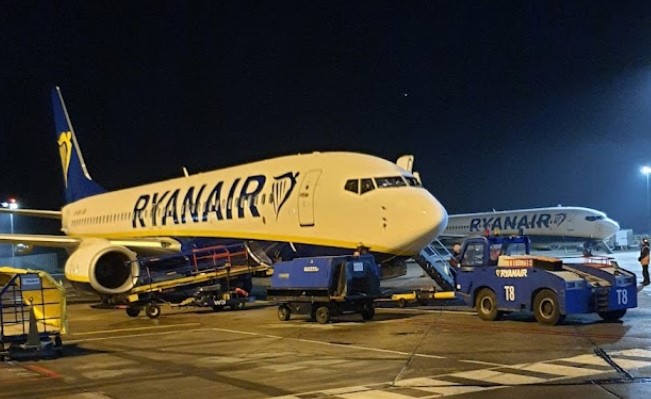 Ryanair flight declares an emergency over French airspace.