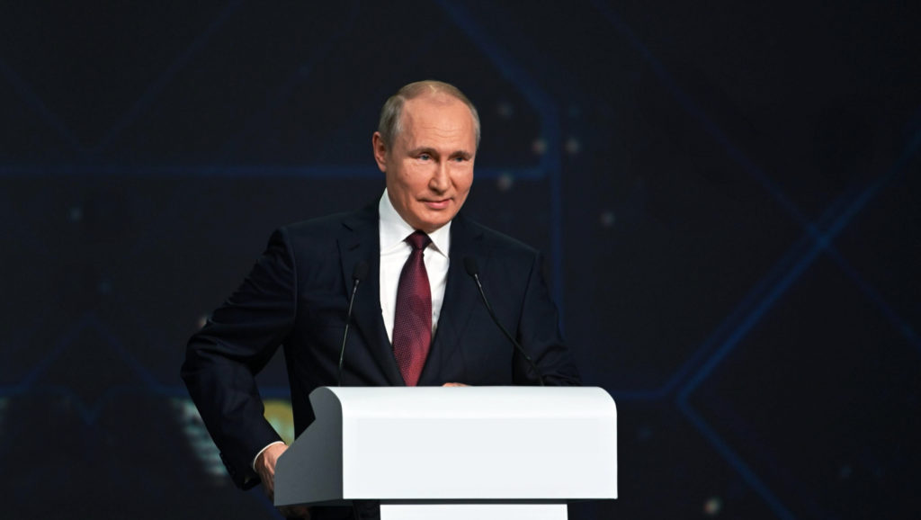 Putin calls on CIS countries to strengthen as 'the West tries to unleash a bloody massacre'