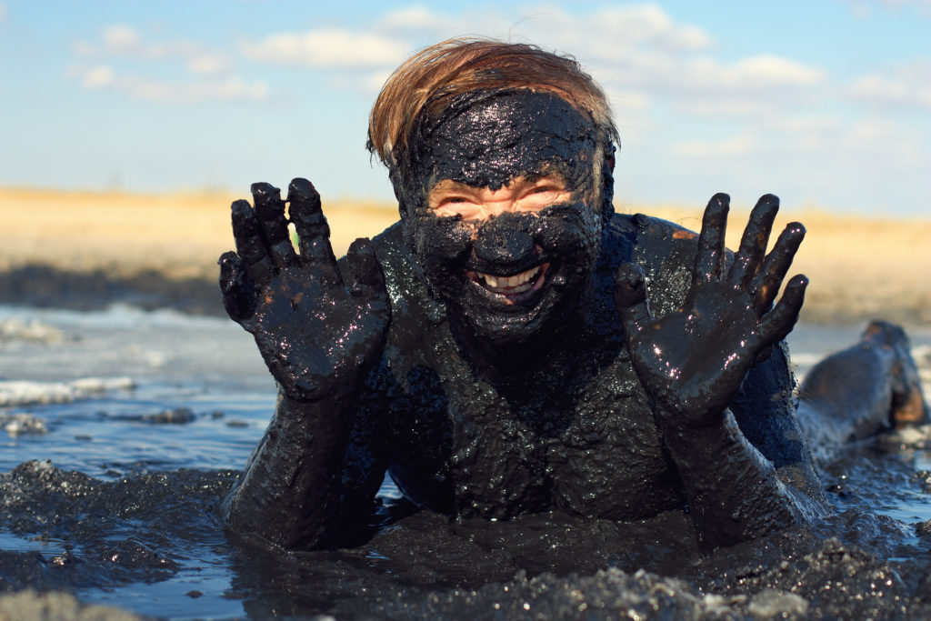 Spoil yourself with some mud bath therapy