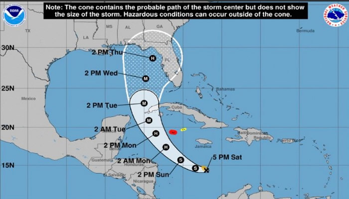 State of emergency declared in Florida as Tropical Storm Ian gathers strength