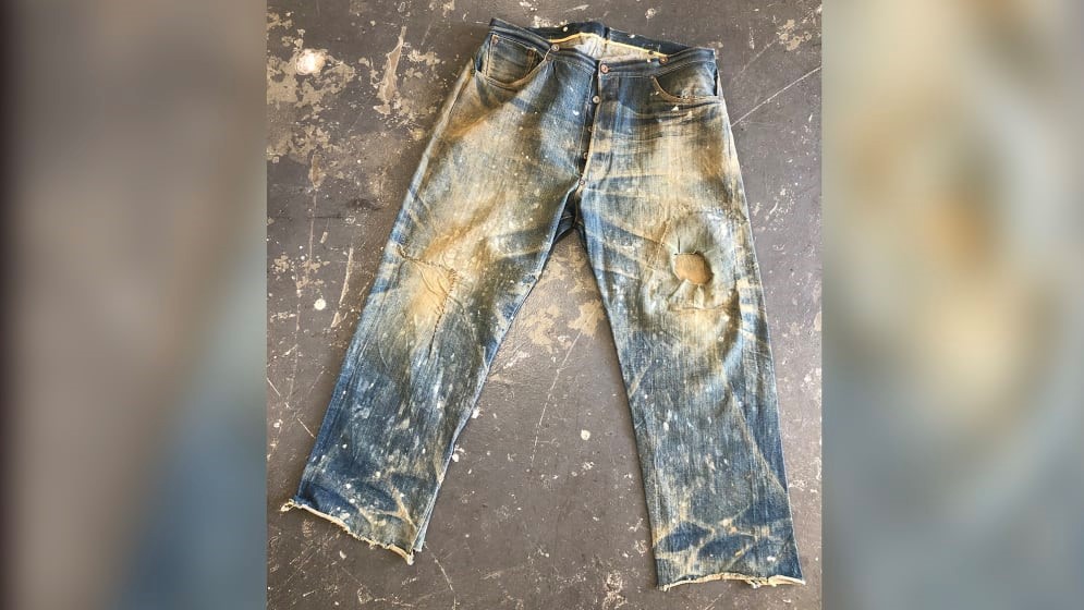 A pair of 19th century Levi's found in mine auctioned for $87,000