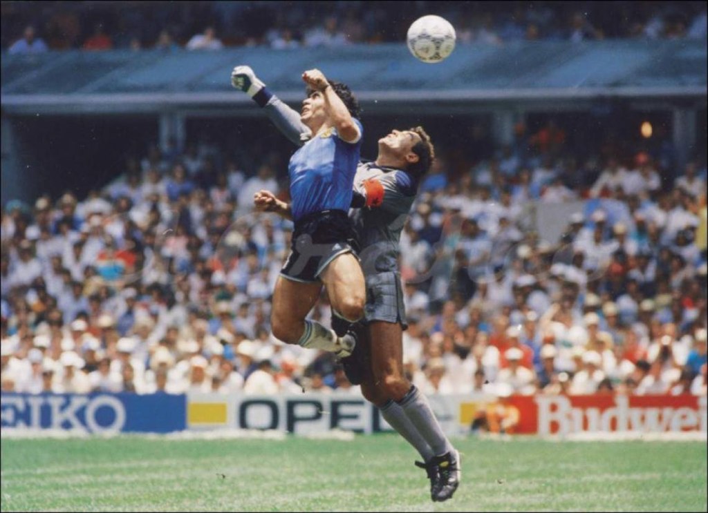 Maradona ‘Hand of God’ match ball is going up for auction