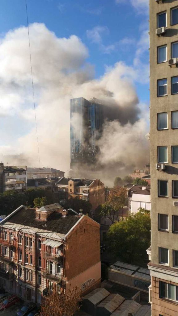 BREAKING: German embassy in Kyiv hit by Russian strikes