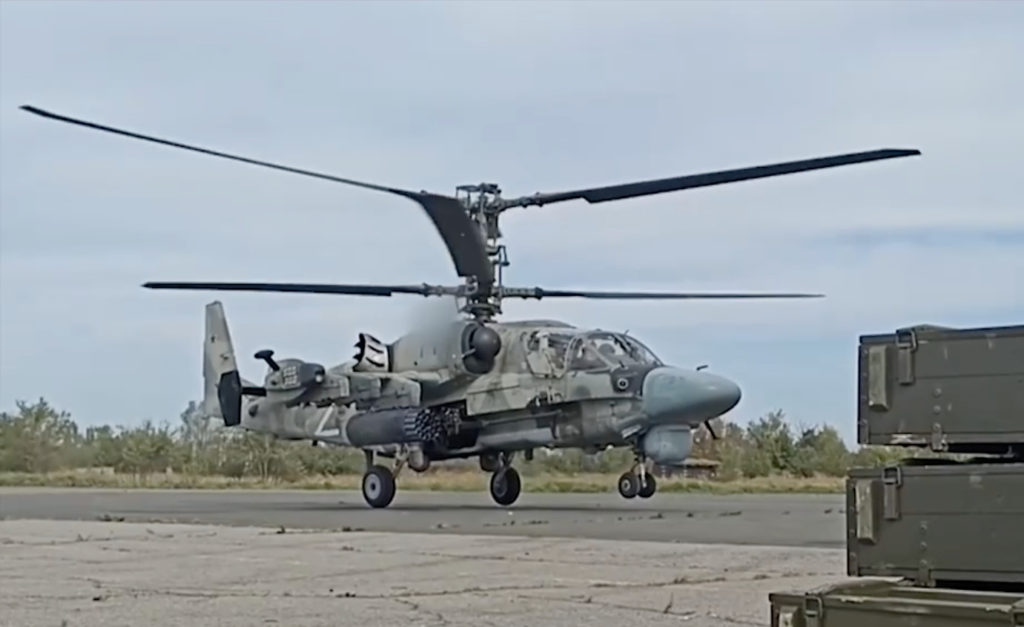 WATCH: Russian Ministry of Defence shares footage of Ka-52 helicopter in combat in Ukraine