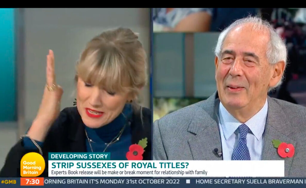 GMB guests clash as royal expert slammed over 'hypocrisy' Harry and Meghan