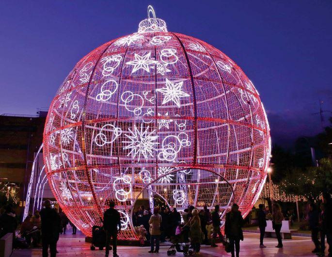 Torrejon de Ardoz (Madrid) switched on its Christmas lights before Alicante City
