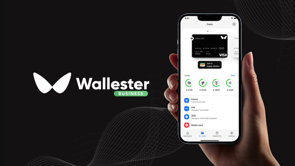 Now Companies can manage their expenses in real-time with Wallester Business Free Virtual Cards
