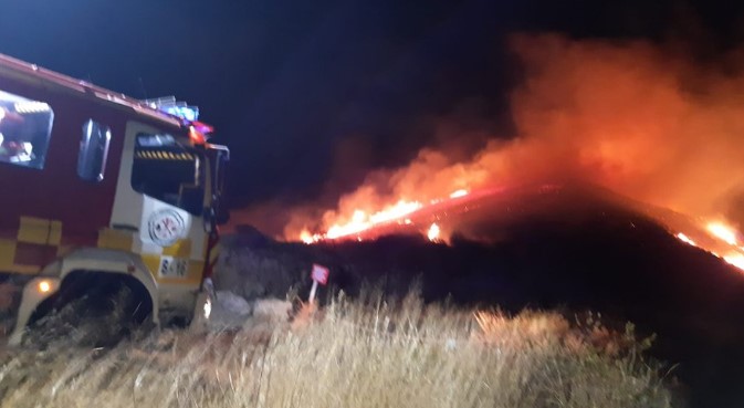 UPDATE: Infoca declares forest fire in Benahavis municipality of Malaga stabilised