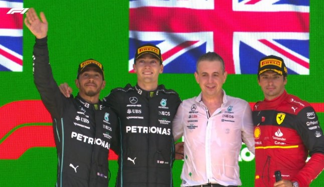 Mercedes driver George Russell makes F1 history in Brazilian Grand Prix