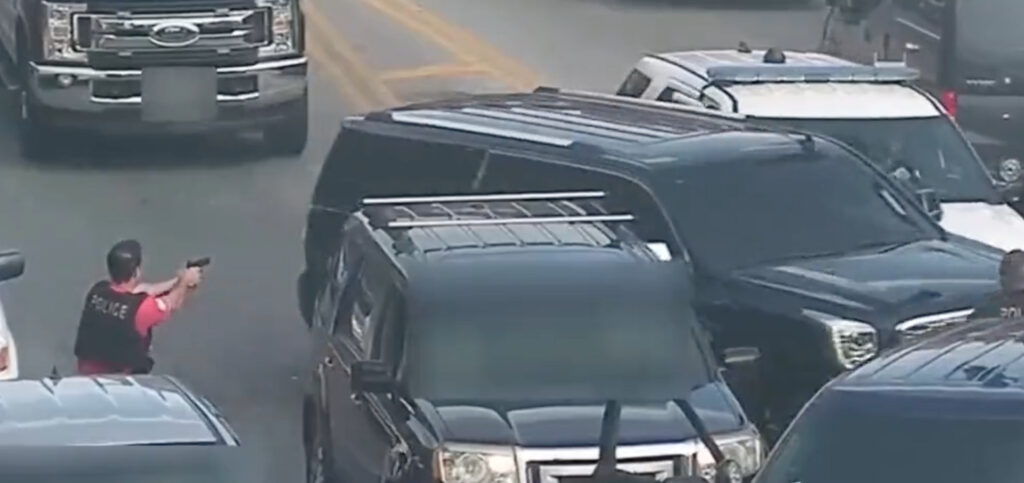 WATCH: Car tries to evade police in Chicago following reported officer shooting