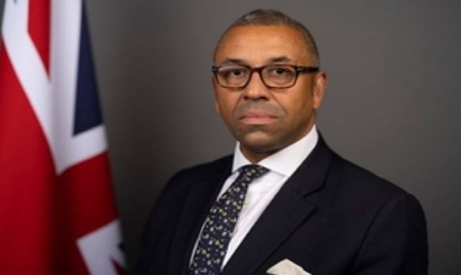 Russian embassy issues a strong response to accusations made by UK Foreign Secretary James Cleverly