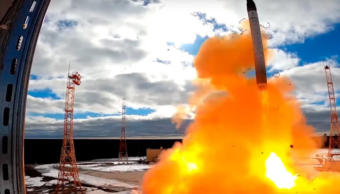 Russian commander confirms successful test launch of terrifying new Sarmat missile