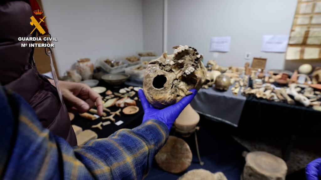 Huge illegal collection of archaeological artefacts and skeletal remains seized in Spain's Alicante