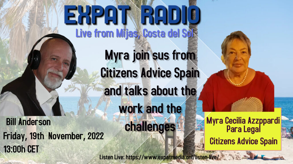 Bill Anderson Expat Radio: Interview with Myra Cecilia Azzopardi